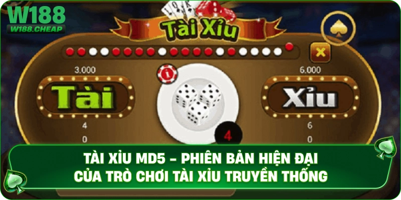 Tài Xỉu MD5 - Phiên bản hiện đại của trò chơi Tài Xỉu truyền thống